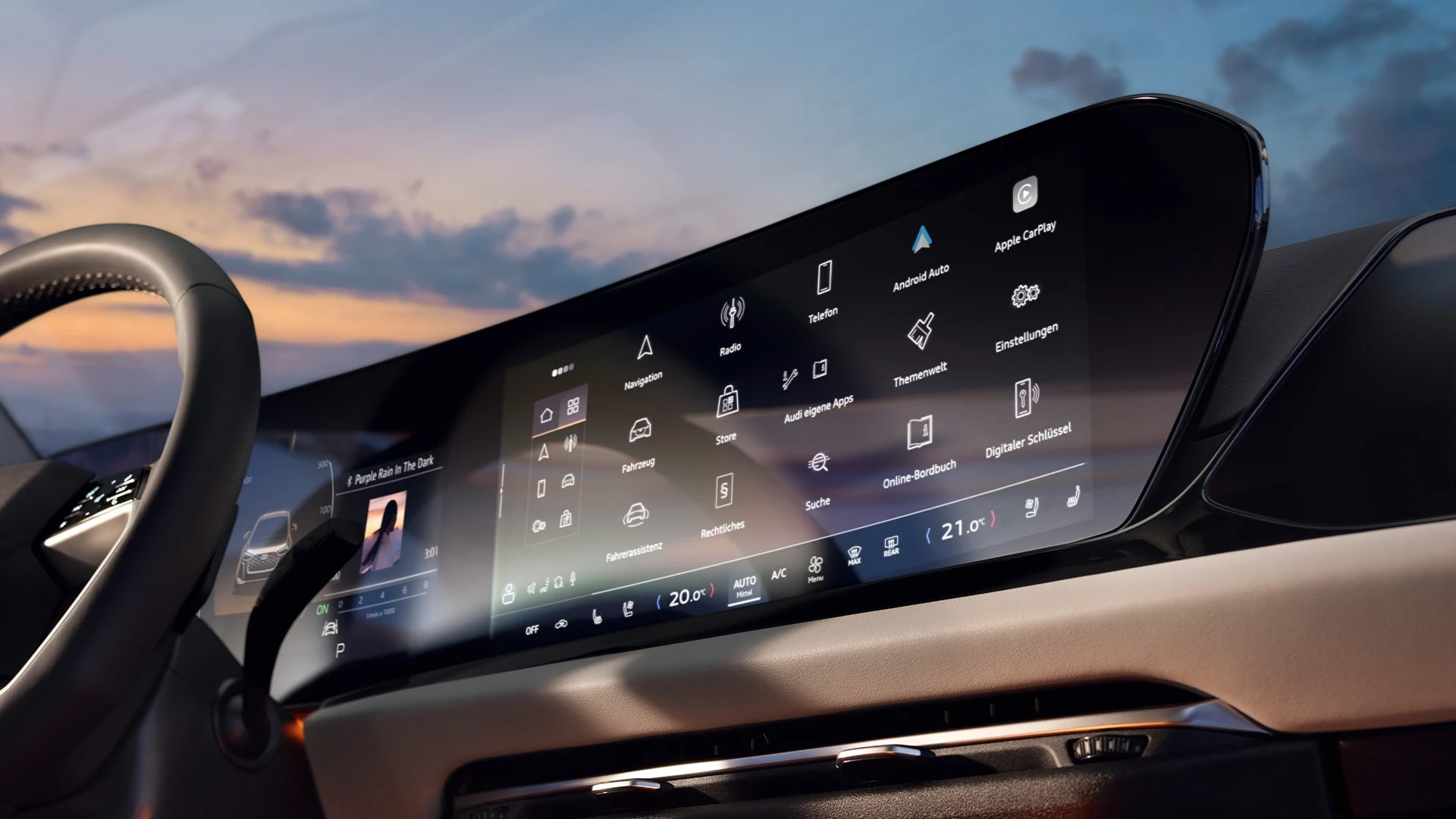 Audi A5 – Màn hình MMI toàn cảnh