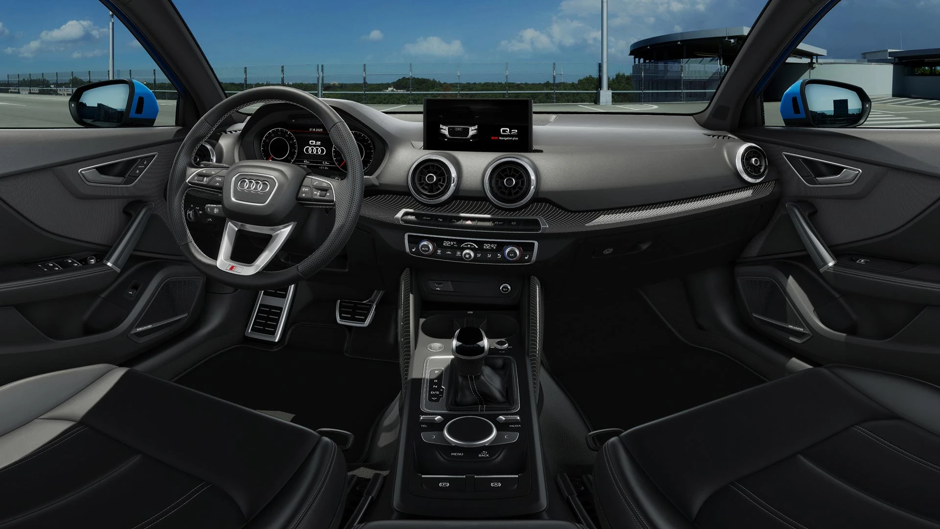 Audi Q2 – Khoang lái hướng người lái