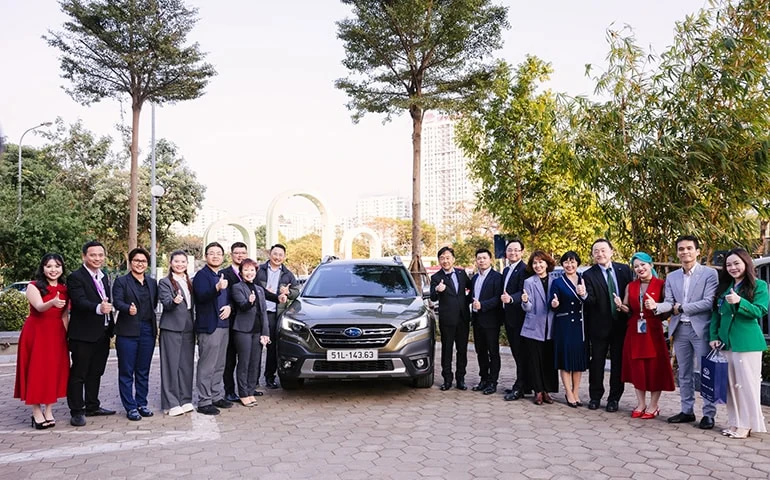 Subaru Nhật Bản ký kết hợp đồng hợp tác công nghệ với FPT Software tại Hà Nội